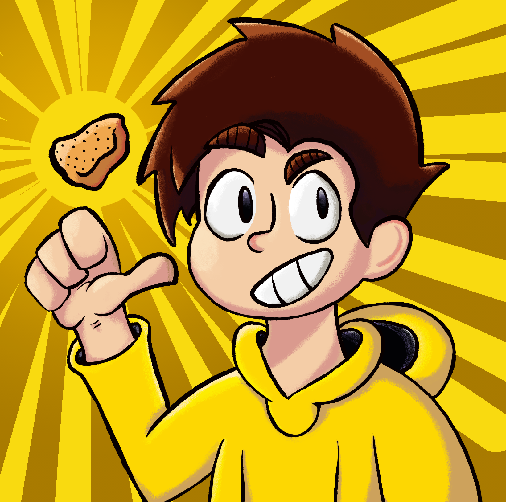 Personal Profile of Drew Turner as a Cartoon